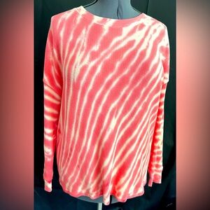 For the Republic Women’s Long Sleeved Thermal Tie Die Medium